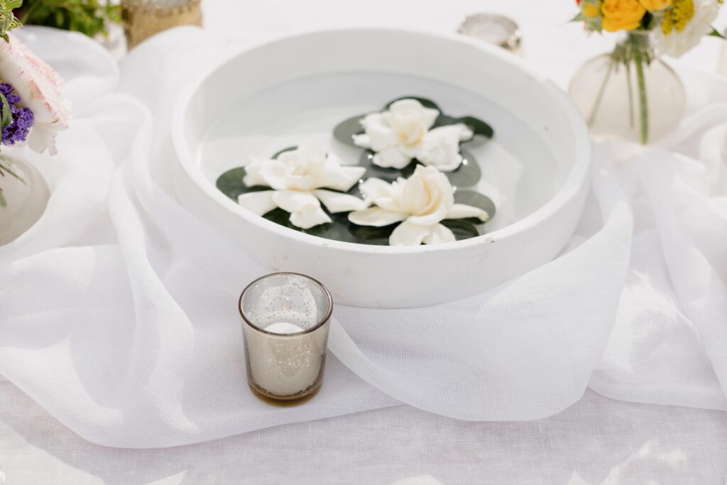 Gardenias...her mother's favorite flower.
San Luis Obispo Wedding Florist